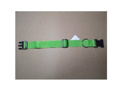 Obojek popruh plastová spona DOLEŽEL č.5 zelená