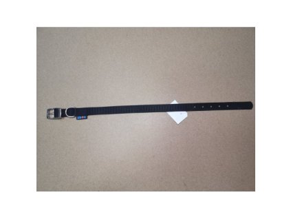 Obojek popruh DOLEŽEL kovová přezka 50cm černý