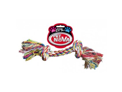 Bavlněná činka 2 uzle 25cm