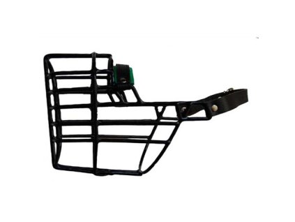 Náhubek černý - gumoplast / barex amer. kokršpaněl fena