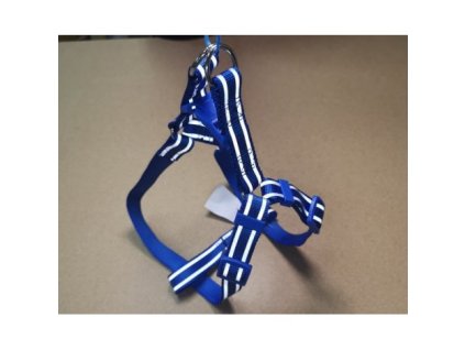 Postroj popruh DOLEŽEL č.3 modrá reflexní M