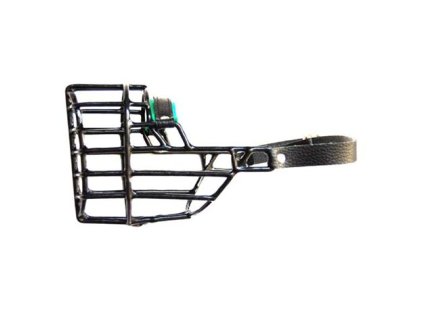 Náhubek černý - gumoplast / barex kokršpaněl,foxteriér fena