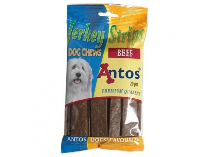 Hovězí pásky 20ks - JERKEY STRIPS