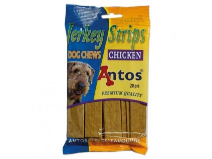 Kuřecí pásky 20ks - JERKEY STRIPS