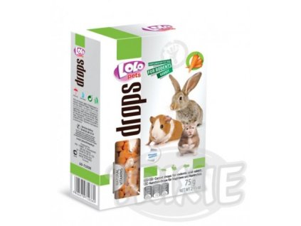 LOLO dropsy mrkvové 75g