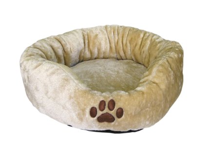 Pelíšek kolo polyester 40cm plyš béžová