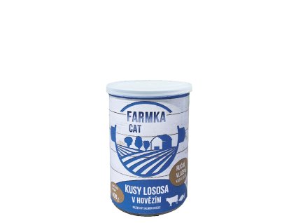 vyr 708FARMKA CAT se lososem 400g