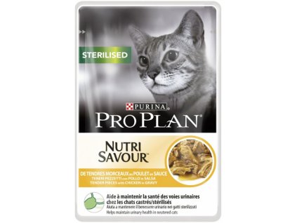 PRO PLAN CAT STERILIZED KUŘECÍ KAPSIČKA 85G