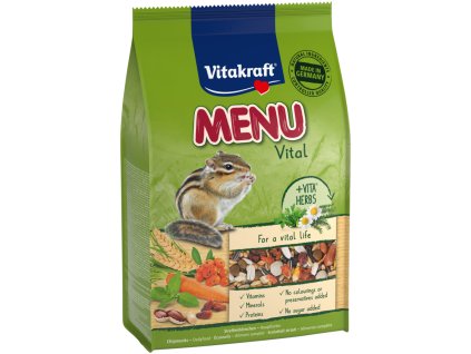 Menu pro veverky 600g