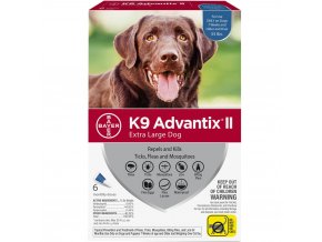 6 month k9 advantix ii blue for extra large dogs over 55 lbs 30