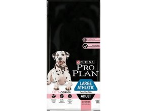 Pro Plan Dog OptiDerma Large Athletic Sensitive Skin Adult Salmon 14kg 43743954 360x360px Front