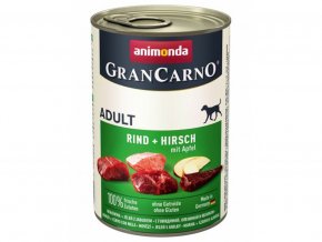 GRANCARNO Adult - jelení maso + jablka 400 g