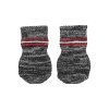 Protiskluzové šedé ponožky, 2 ks pro psy XXS-XS (jorkšír)