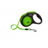 voditko flexi new neon s paska 5m 15kg zelena