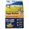ONTARIO Puppy Medium Lamb & Rice 2,25 kg granule pro psy 