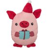 132991 xmas pig prasatko 19 cm hracka pro psy bez zvuku plys