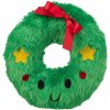 132988 xmas wreath vanocni venec plysova hracka pro psy 22 cm