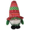 134323 1 hracka dog fantasy winter tale trpaslik piskaci zeleno cerveny 30cm