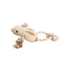 136063 2 zaba na lane 33 cm robustni jutova hracka pro psy hiphop dog prirodni