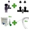 15782 co2 set bez lahve pro 2 akvaria