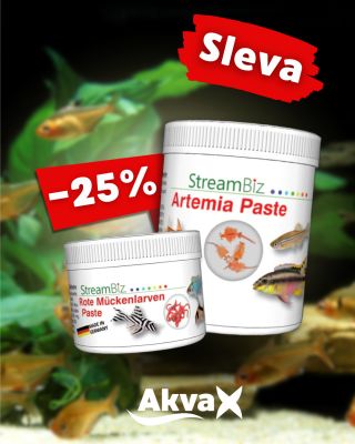 🐟 –25 % na populární krmné pasty StreamBiz! 🐟⁠ ⁠ Pasty StreamBiz přinášejí originální způsob krmení – krmivo jednoduše...