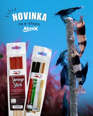 Máme novinky od Shrimps Forever 🦐🌿⁠ Do nabídky přibyly nové příchutě oblíbených krmných tyčinek, které jednoduše...