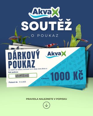 🎉 SOUTĚŽ o poukaz 1000 Kč na akvax.cz 🎉⁠ ⁠ Jako poděkování za 1000 sledujících jsme si pro vás připravili soutěž 🐠🌿⁠ ⁠ Jak...