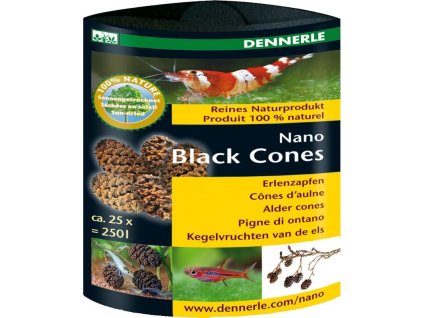 Dennerle Black Cones 25 ks - Jelšové šišky