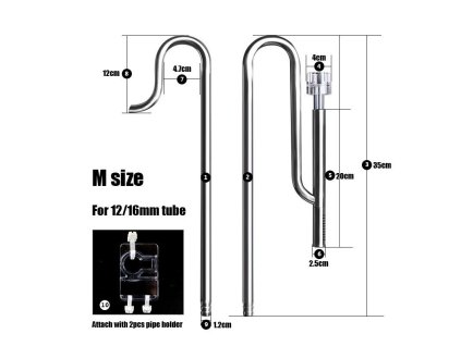 Lily pipe Sada - Skimmer vstup/výstup - Kovové
