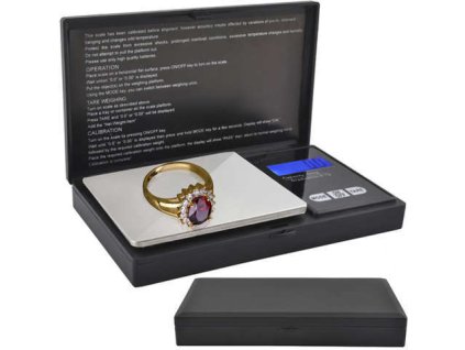 Vrecková digitálna váha 500g/0,1g
