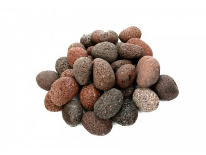 Lávový kameň okrúhly Červený