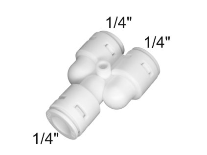 Quick Y 1/4"x1/4"x1/4"