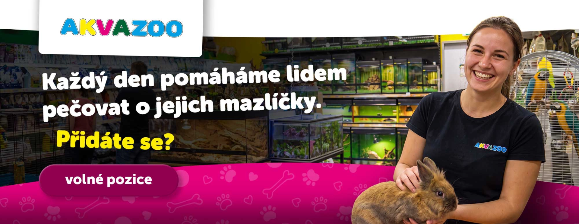 Každý den pomáháme lidem pečovat o jejich mazlíčky. Přidáte se?