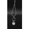 Alabastrový náhrdelník se spirálovým přívěškem