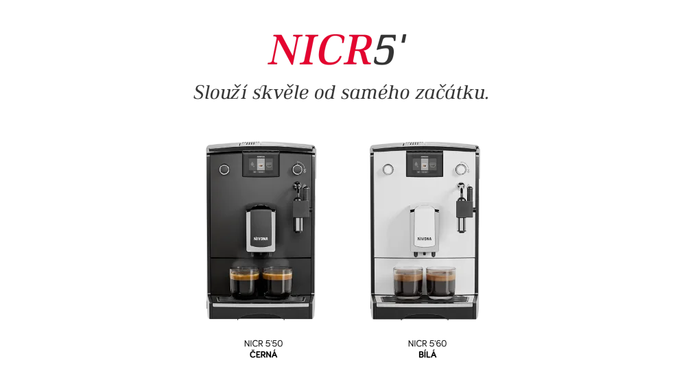 NIVONA série 5 – úvodní vizuál