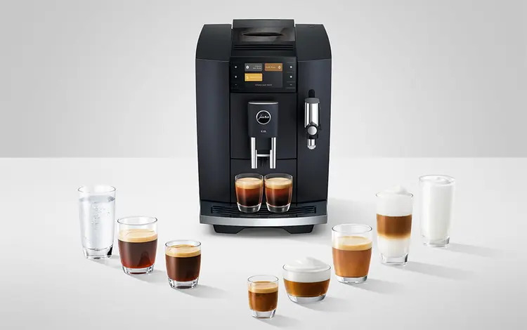 JURA E8 Cosmic Black – Hot Brew, Light Brew a Sweet Foam