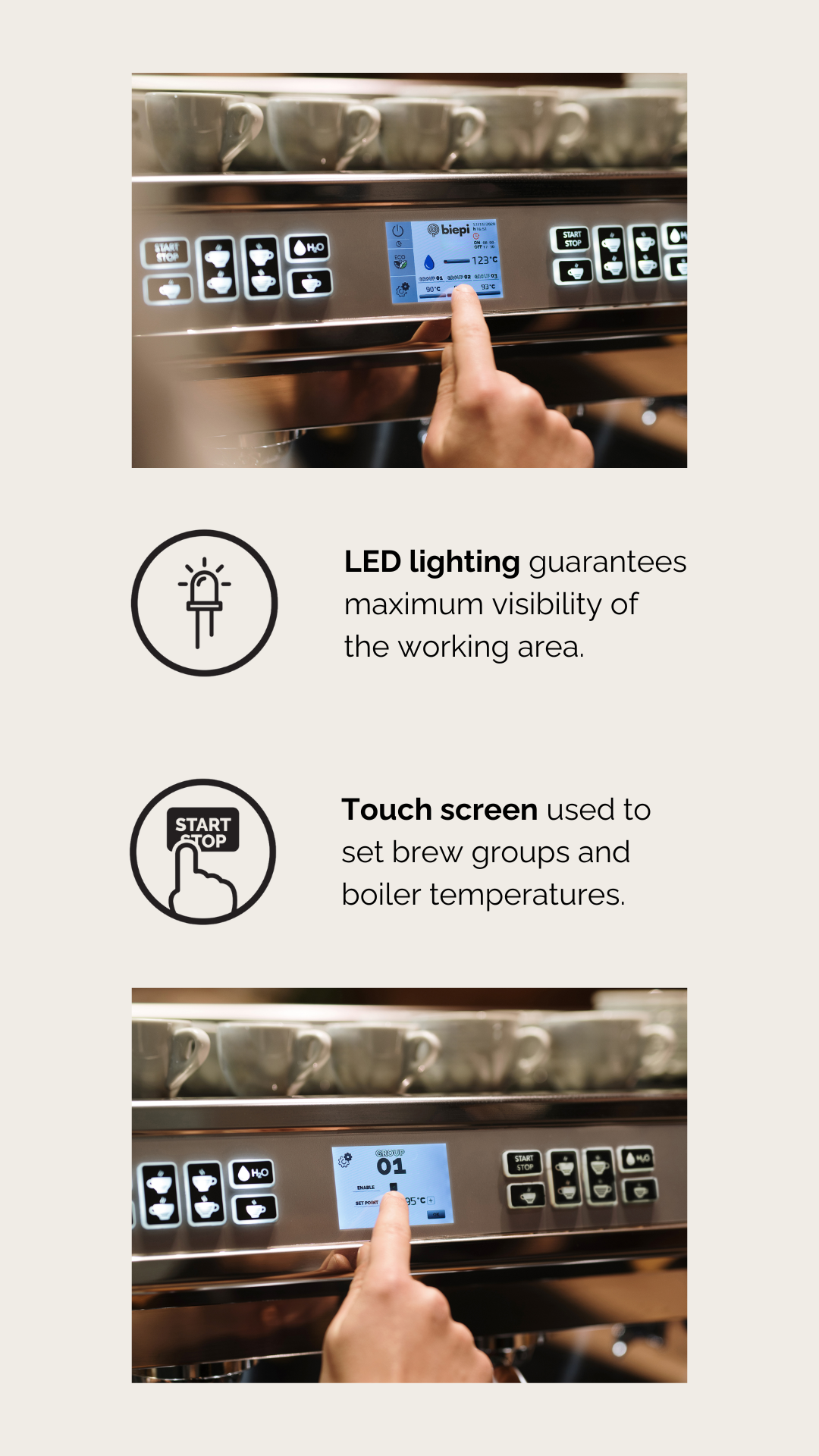 BIEPI MC-1 Barista PRO – vertikální vizuál 6