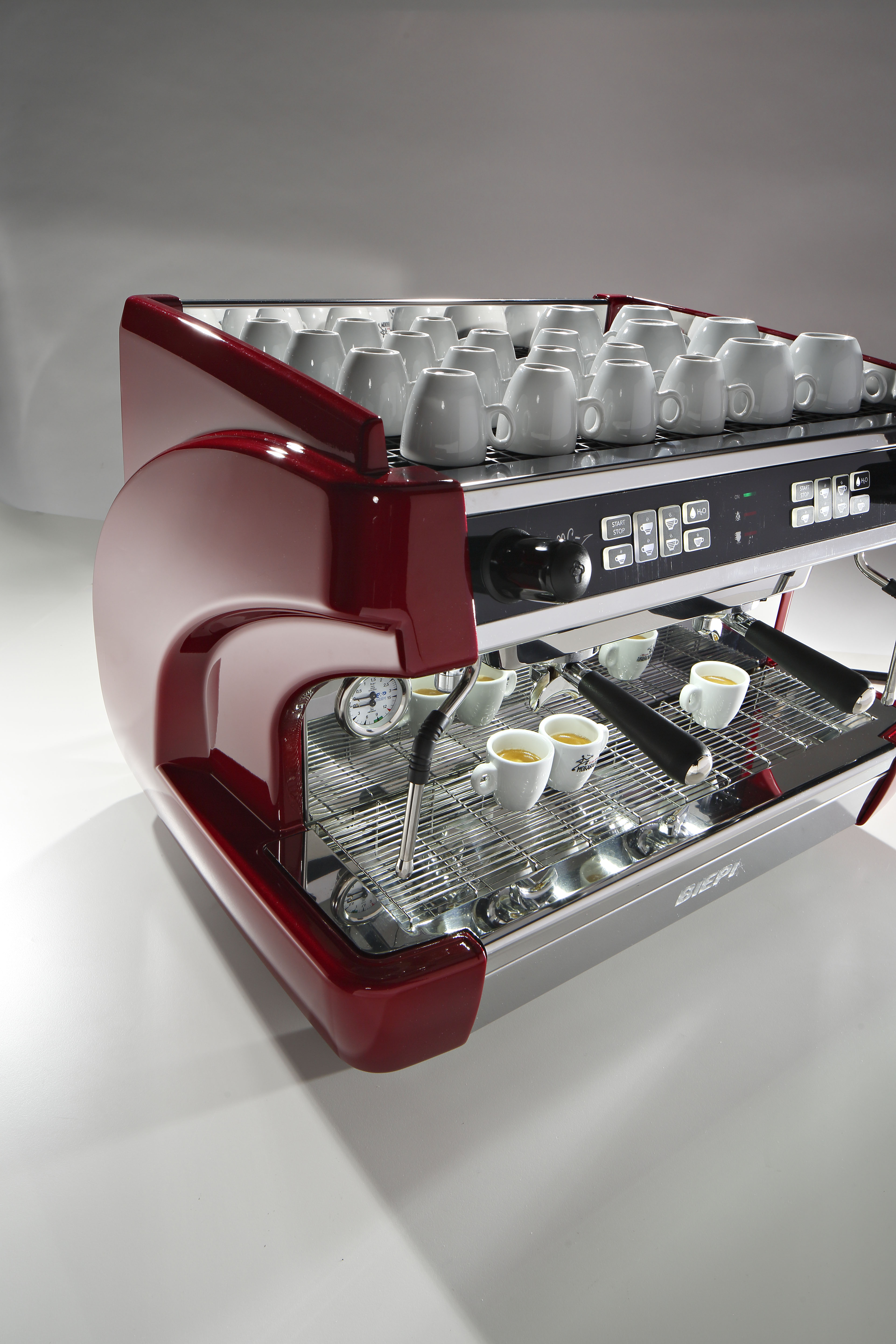 BIEPI MC-1 – horní plocha / ohřev šálků (detail)