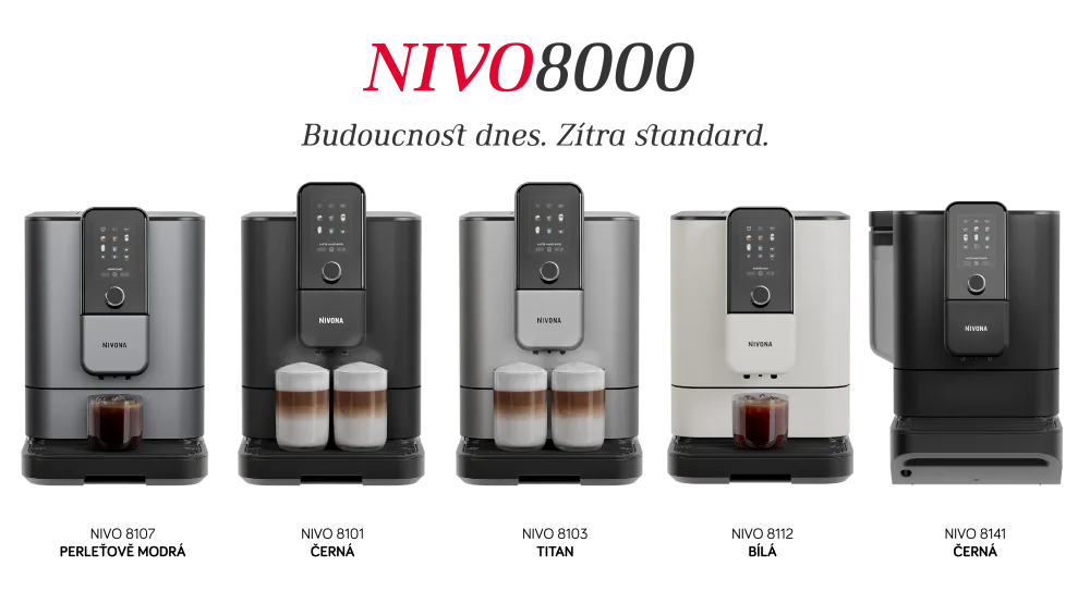NIVONA Série 8000 – úvodní vizuál