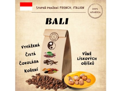 Bali 100% Arabika čerstvě pražená zrnková káva alacaffé 500g | Česká pražírna