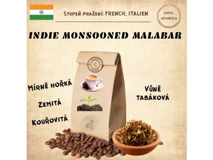 100% arabica - Indie Monsooned Malabar 500g