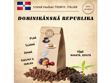 100% arabica - Dominikánská republika 500g