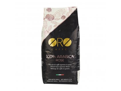 ORO CAFFE 100% ARABICA ROSE - zrnková káva 1kg
