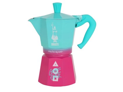 Bialetti Moka Express Squid Game (různé velikosti) (Objem v porcích 3 porce)