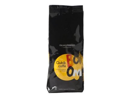 Qubik BOOM 50% Arabika 50% Robusta zrnková káva 1kg