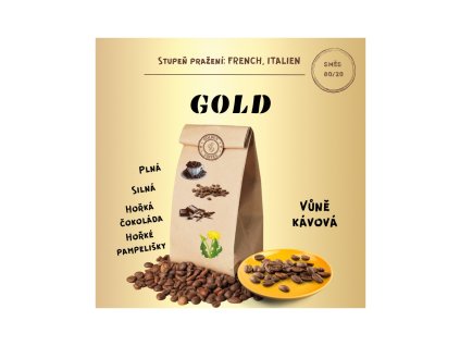 Čerstvě pražená zrnková káva alacaffé GOLD 500g | Česká pražírna