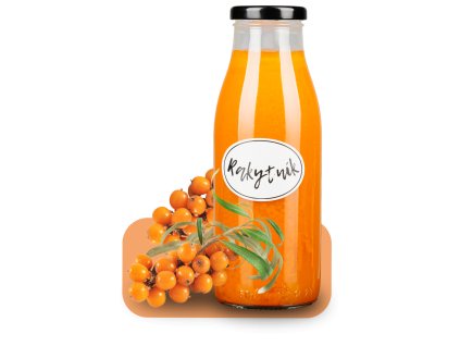 Rakytník - sirup (Obsah 1000 ml)