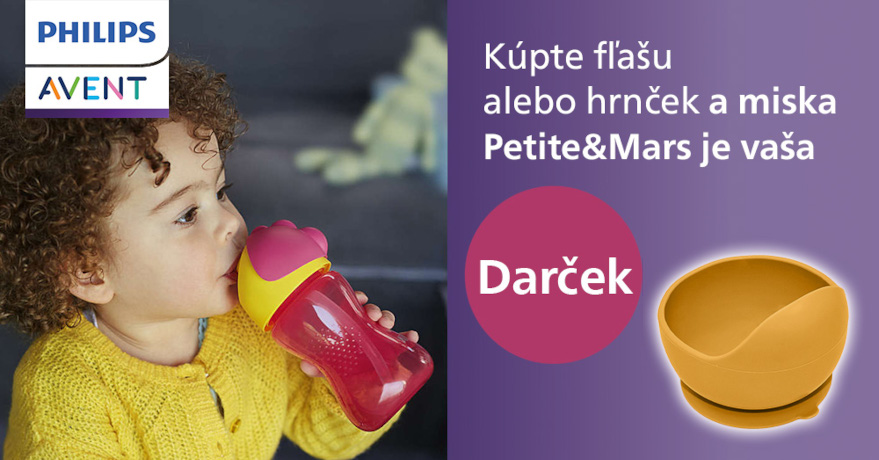 Philips Avent + P&M Miska ako darček