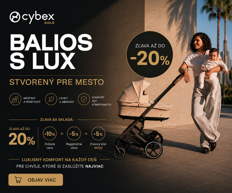 Využi zľavu až 20% na Cybex Balios S Lux
