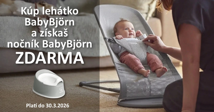 Kúp lehátko BabyBjörn a získaš nočník BabyBjörn ZDARMA